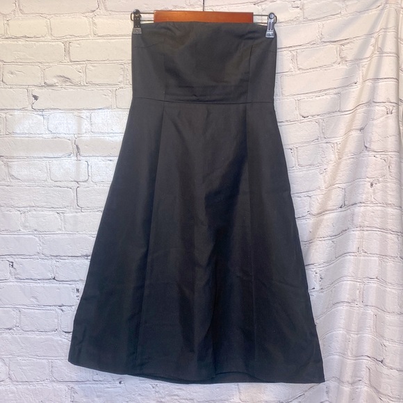 J. Crew Dresses & Skirts - J. Crew Black Strapless Dress Size 6 Petite Excellent Condition